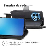 imoshion Étui de télephone portefeuille de luxe OnePlus 12R - Noir