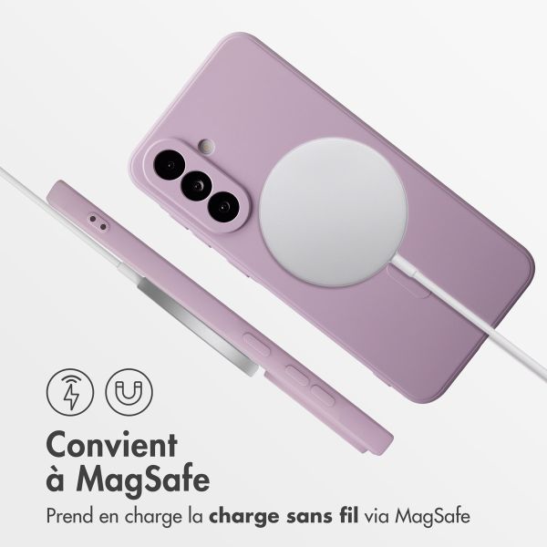 imoshion Coque Couleur avec MagSafe Samsung Galaxy A56 - Violet