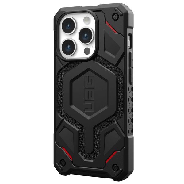 UAG Coque arrière Monarch Pro iPhone 15 Pro - Kevlar Black