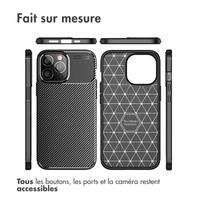 imoshion Coque silicone Carbon Apple iPhone 14 Pro - Noir