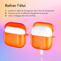 imoshion Coque Néon Apple AirPods 4 - Orange