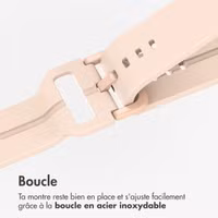 imoshion Bracelet en silicone Samsung Galaxy Watch 7 (40 & 44mm) / Watch 6 (Classic) / 5 40mm & 44mm / 5 Pro / Watch 4 (Classic) / Watch FE - Rose