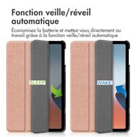 imoshion Coque tablette Trifold Oppo Pad Air - Rose Dorée