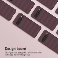 imoshion Coque arrière EasyGrip Google Pixel 8 Pro - Aubergine