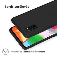 imoshion Coque Couleur Samsung Galaxy A41 - Noir