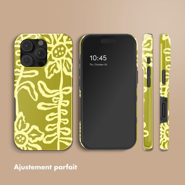 Selencia Coque arrière Vivid Apple iPhone 16 Pro - Chalky Bloom