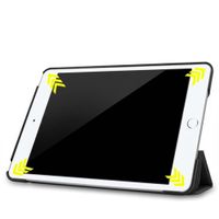 imoshion Coque tablette Trifold Apple iPad Mini 5 (2019) / Mini 4 (2015) - Noir
