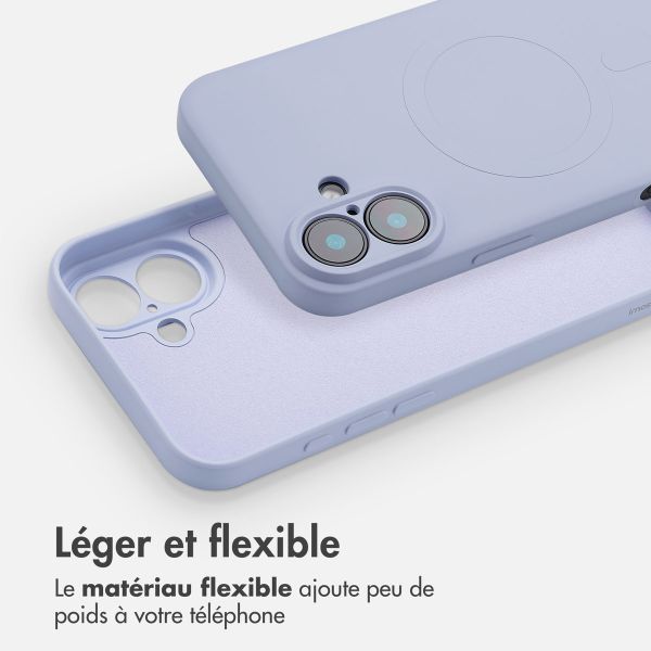 imoshion Coque Couleur avec MagSafe Apple iPhone 16 Plus - Lila / Lilac