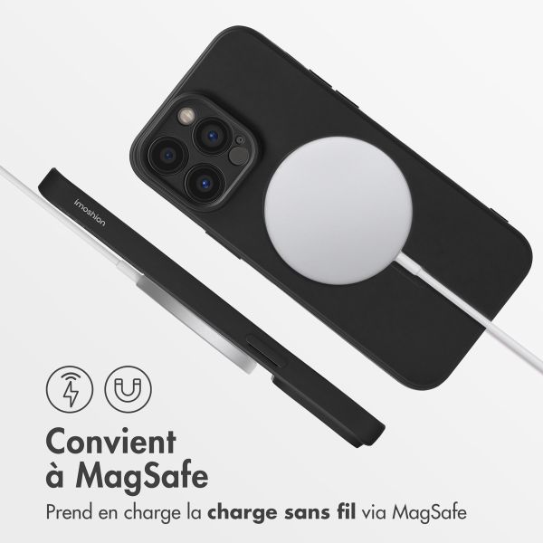 imoshion Coque Couleur avec MagSafe iPhone 14 Pro Max - Noir