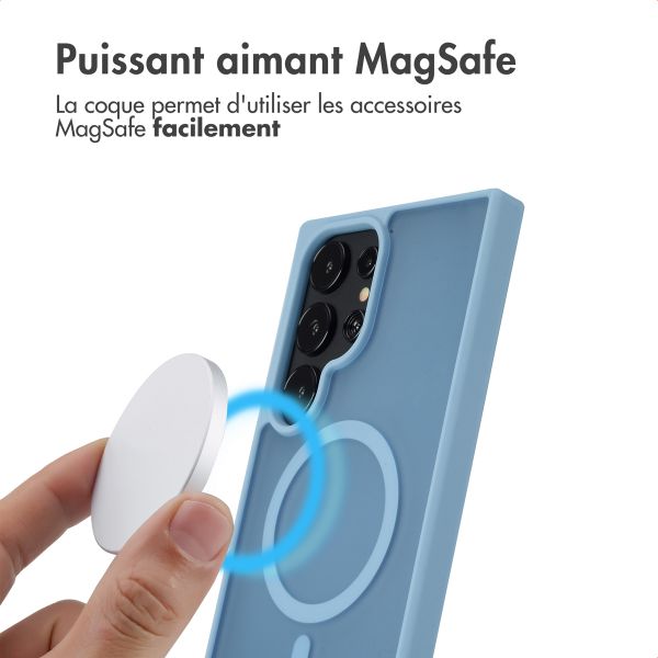 imoshion Coque Color Guard avec MagSafe Samsung Galaxy S24 Ultra - Bleu clair