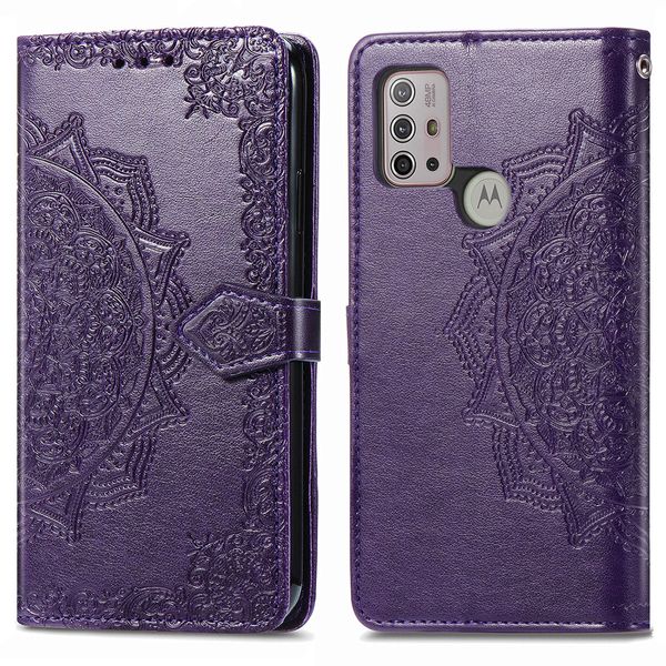 imoshion Etui de télephone Mandala Motorola Moto G30 / G20 / G10 (Power) - Violet
