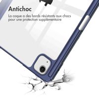 imoshion Coque tablette rigide Trifold iPad Air 13 pouces (2025) M3 / (2024) M2 - Bleu foncé