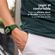 imoshion Bracelet en silicone souple - Connexion universelle 22 mm - Vert foncé