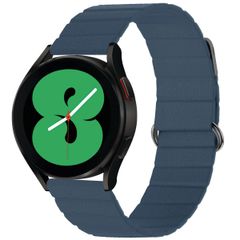 imoshion Bracelet en cuir magnétique  - Connexion universelle 20 mm - Bleu