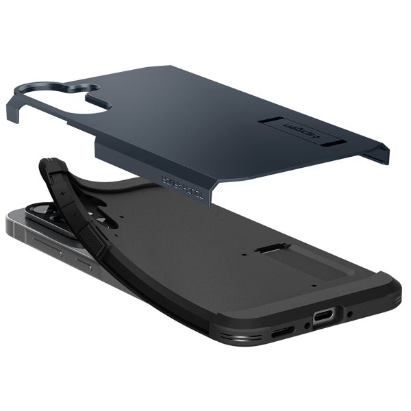 Spigen Coque Tough Armor Samsung Galaxy A36 - Metal Slate