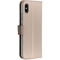 Accezz Étui de téléphone Wallet iPhone Xs Max - Dorée