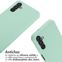 imoshion Coque en silicone avec cordon Samsung Galaxy A14 (5G) - Vert menthe