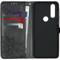 Etui de téléphone Mandala Motorola One Action - Noir