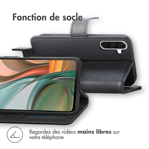 imoshion Étui de téléphone portefeuille Luxe Samsung Galaxy A36 - Noir