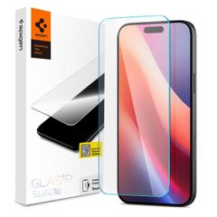 Spigen Protection d'écran en verre trempé GLAStR Slim iPhone 16 / 15