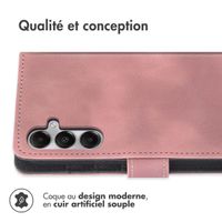 imoshion Etui de télephone portefeuille avec cordon Samsung Galaxy A55 - Rose