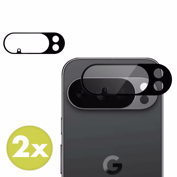 imoshion Protection Caméra en verre trempé 2 Pack Google Pixel 10 Pro - Noir