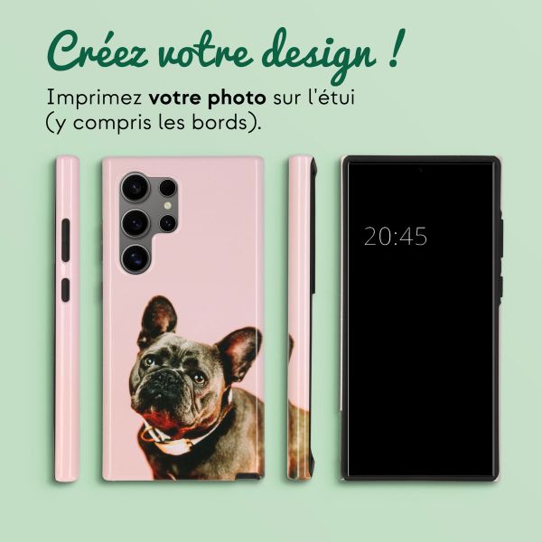 Concevez votre propre coque Tough Samsung Galaxy S24 Ultra - Blanc