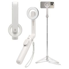 Spigen Trépied Selfie Stick MagSafe - avec télécommande - Universel - 74CM - Dune Beige