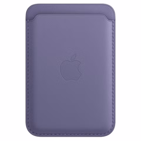 Apple Leather Wallet MagSafe (Apple Wallet 2nd generation) - Wisteria