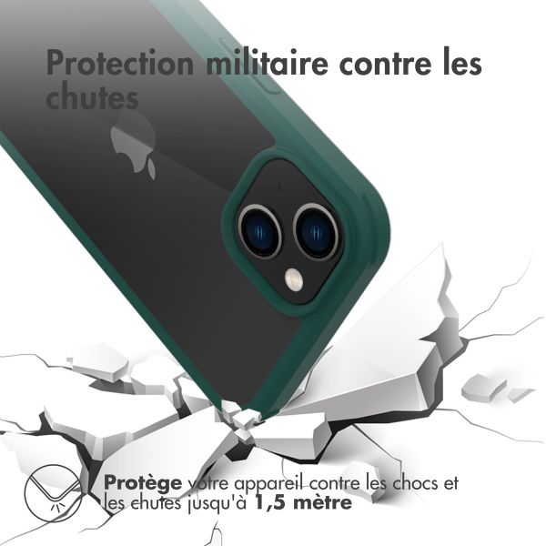 Accezz Coque de protection intégrale à 360° iPhone 14 Plus - Vert