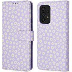 imoshion Étui de télephone portefeuille Design Samsung Galaxy A53 - White Daisy