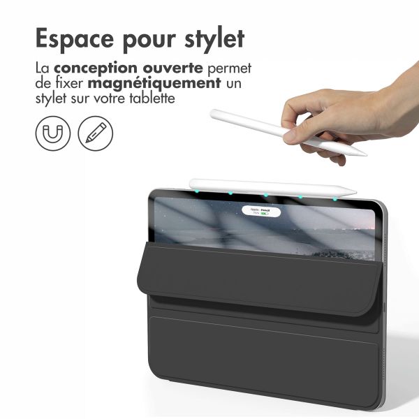 imoshion Magnetic etui de téléphone portefeuille Apple iPad Air 13 pouces (2025) M3 / (2024) M2 - Noir