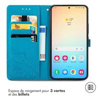 imoshion Etui de télephone Mandala Samsung Galaxy S24 Plus - Turquoise