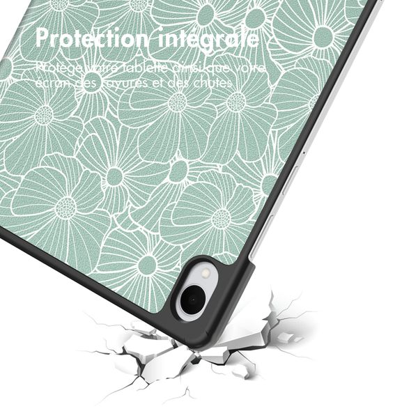 imoshion Coque tablette Design Trifold Samsung Galaxy Tab S11 - Botanica