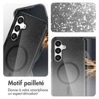 imoshion Coque Pailletée avec MagSafe Samsung Galaxy S25 Plus - Noir