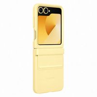 Samsung Original Coque KindSuit en Cuir Végan Samsung Galaxy Z Flip 6 / Flip 7 FE - Yellow