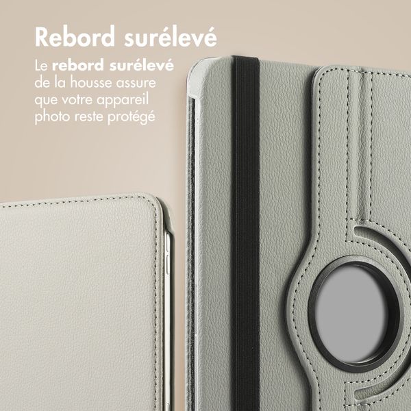 imoshion Coque tablette rotatif à 360° Samsung Galaxy Tab A11 Plus - Gris