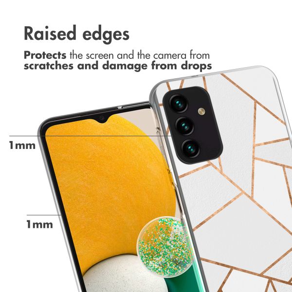 imoshion Coque Design Samsung Galaxy A13 (5G) / A04s - White Graphic