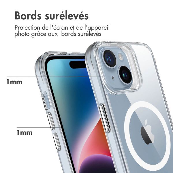 imoshion Coque Rugged Air MagSafe Apple iPhone 15 Plus - Transparent