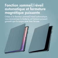 imoshion Coque tablette Origami Samsung Galaxy Tab S9 11.0 pouces / S10 Lite / S10 FE / S9 FE 10.9 pouces - Vert foncé