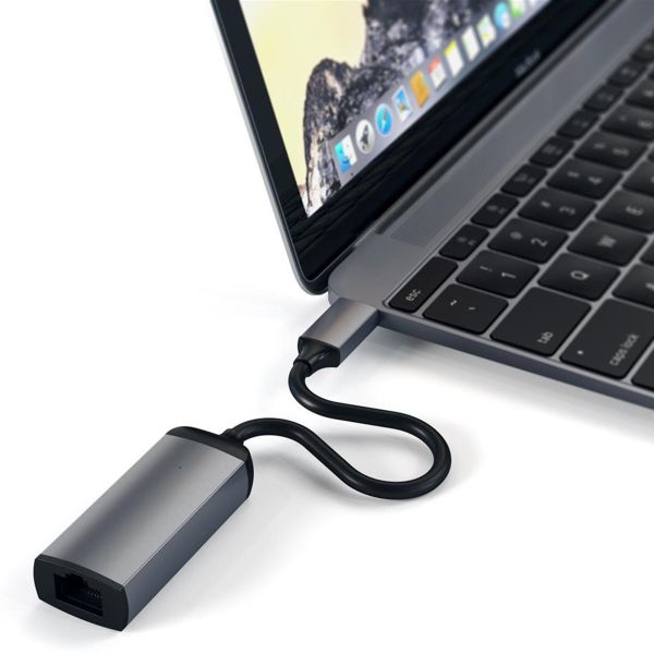 Satechi Adaptateur USB-C vers Gigabit Ethernet - Gris sidéral