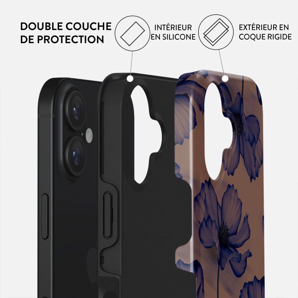 Burga Coque arrière Tough iPhone 16 - Velvet Night