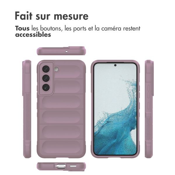 imoshion Coque arrière EasyGrip Samsung Galaxy S22 - Violet