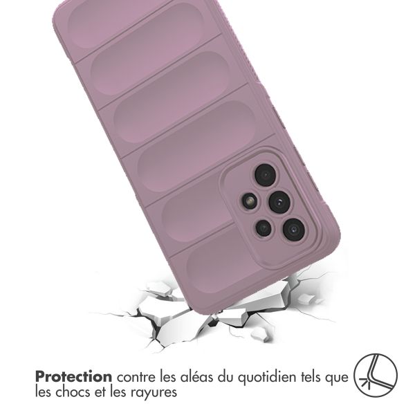 imoshion Coque arrière EasyGrip Samsung Galaxy A33 - Violet