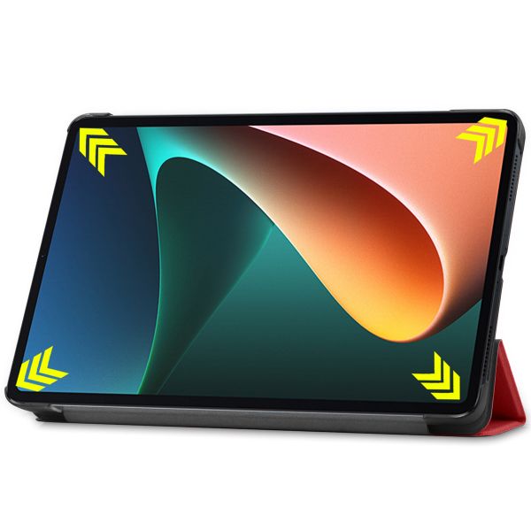 imoshion Coque tablette Trifold Xiaomi Pad 5 / 5 Pro - Rouge