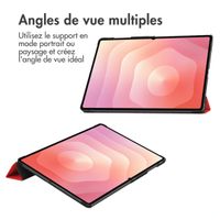 imoshion Coque tablette Trifold Samsung Galaxy Tab S11 Ultra - Rouge