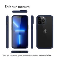 Accezz ﻿Coque de protection intégrale à 360° iPhone 13 Pro - Bleu