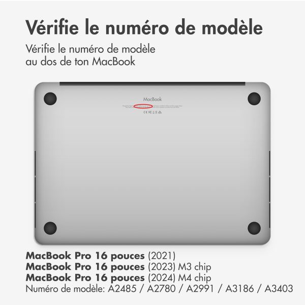 Burga Coque Rigide pour Apple MacBook Pro 16 pouces (2021) / Pro 16 pouces (2023) M3 chip - Seven Seas