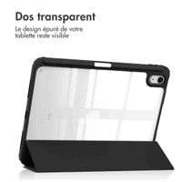 imoshion Coque tablette rigide Trifold Apple iPad 11 (2025) 11 pouces A16 / iPad 10 (2022) 10.9 pouces - Noir
