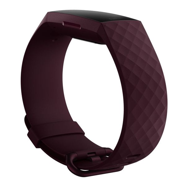 Fitbit Bracelet Classic silicone Fitbit Charge 3 / 4 - Taille L - Rosewood